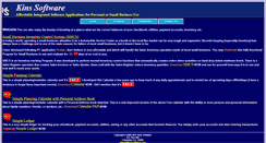 Desktop Screenshot of kinssoftware.com