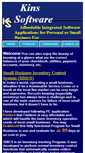 Mobile Screenshot of kinssoftware.com
