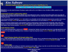 Tablet Screenshot of kinssoftware.com